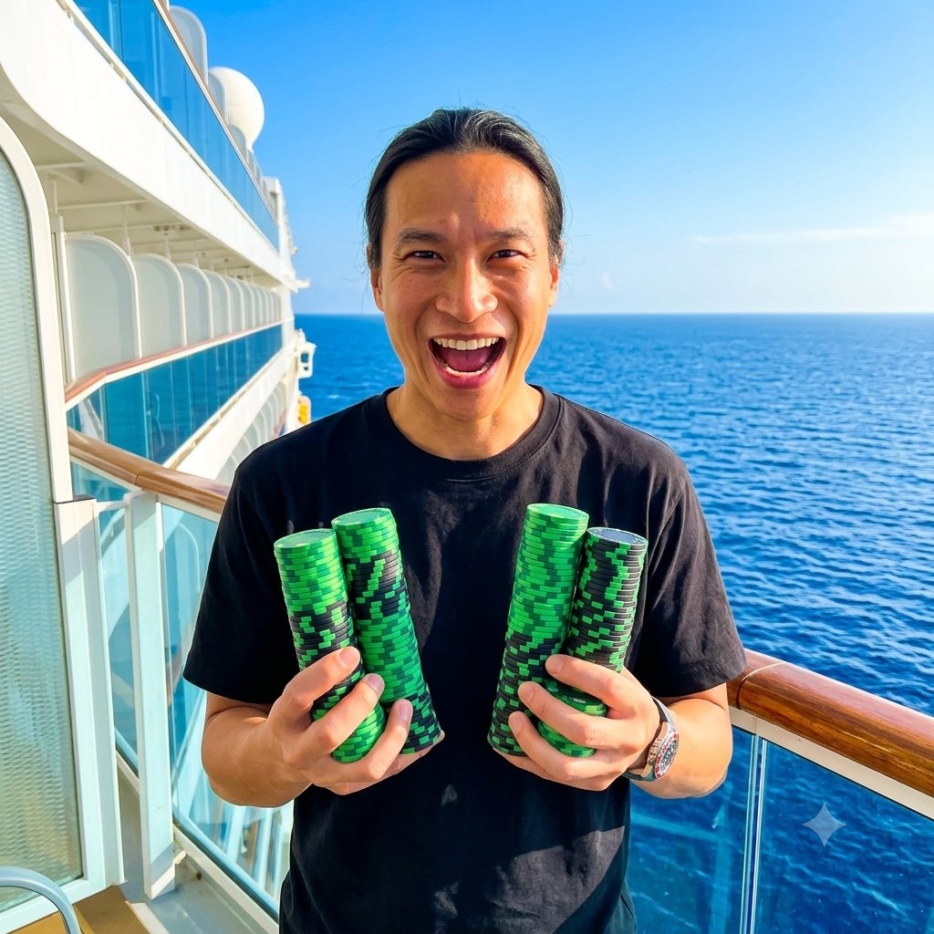 Texas Tommy on the road — US Poker Cruise